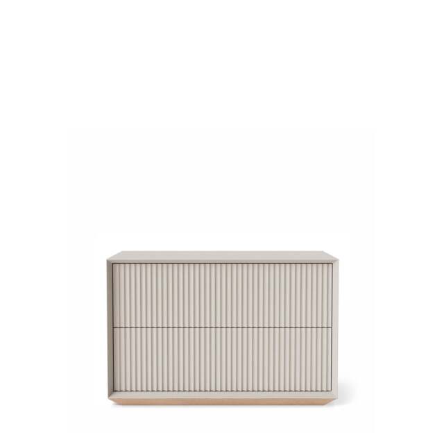 Pillar 2 Drawer Unit Stone - image 1