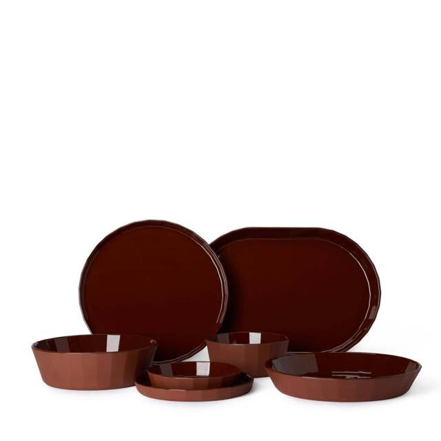 Fade Dinner & Serveware Cacao (42 Piece/ 8 Place Set) - image 1