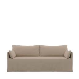 Outlet Nicholson Loose Cover Sofa 220cm Linen Flax - thumbnail 1