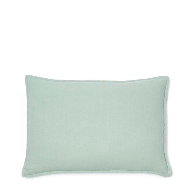Wallis Linen Cushion Cover Celadon 60 x 40cm - image 1