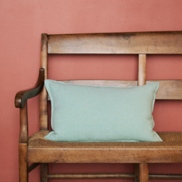 Wallis Linen Cushion Cover Celadon 60 x 40cm - thumbnail 2