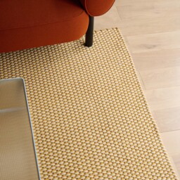 Macrame Rug Ochre & Cream (4 Sizes) - thumbnail 4