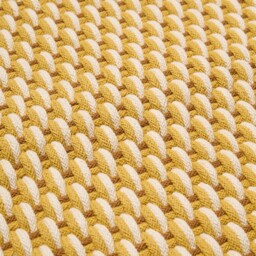 Macrame Rug Ochre & Cream (4 Sizes) - thumbnail 6