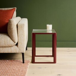 Aspect Side Table Burgundy - thumbnail 2