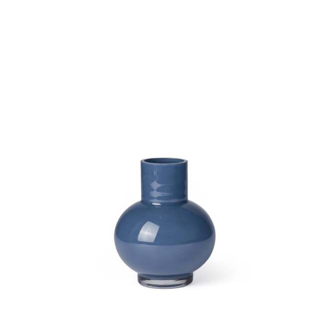 Form Mini Glass Vase Navy 15cm - image 1