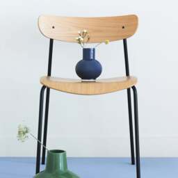 Form Mini Glass Vase Navy 15cm - thumbnail 2