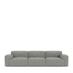 Livello 3-Seater sofa - Giada Textured Chenille: Jade