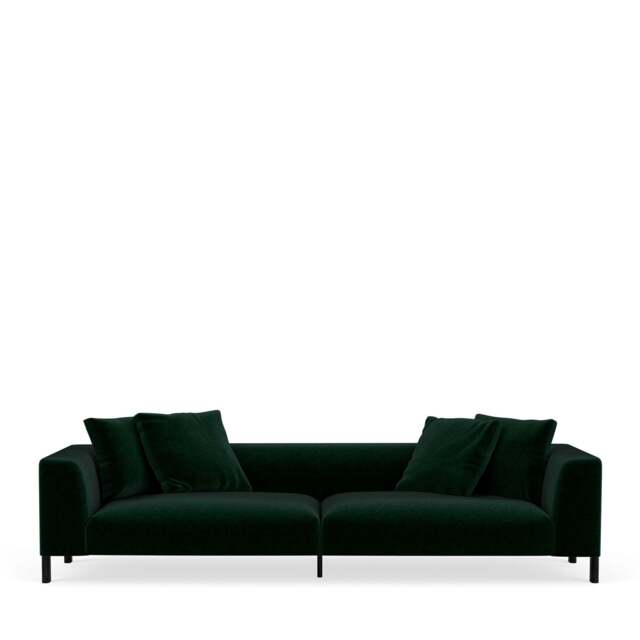 Sloan 5-Seater Sofa - Lario Duro Velvet: Emerald