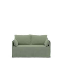 Nicholson Loose Cover Sofa 160cm - Linen: Sage