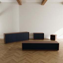 Pillar Sideboard Walnut & Navy - thumbnail 5