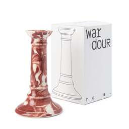 Wardour Candlestick Burgundy - thumbnail 5