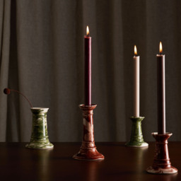 Wardour Candlestick Burgundy - thumbnail 2