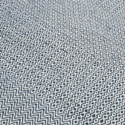 Mini Diamond Kilim Rug Ink 170 x 240cm - thumbnail 3