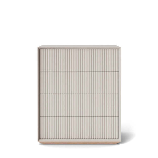 Pillar 4 Drawer Chest Stone - image 1