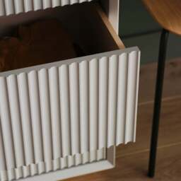 Pillar 4 Drawer Chest Stone - thumbnail 4