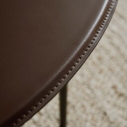 Six Leg Coffee Table Marron Brown 90cm - thumbnail 4
