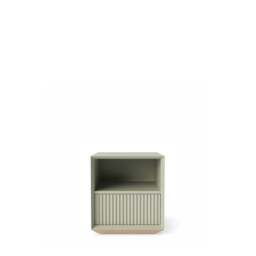 Pillar 1 Drawer Bedside Table Lichen - thumbnail 1