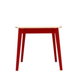 Ninety Extending Dining Table Oak & Red 160-240cm - thumbnail 4