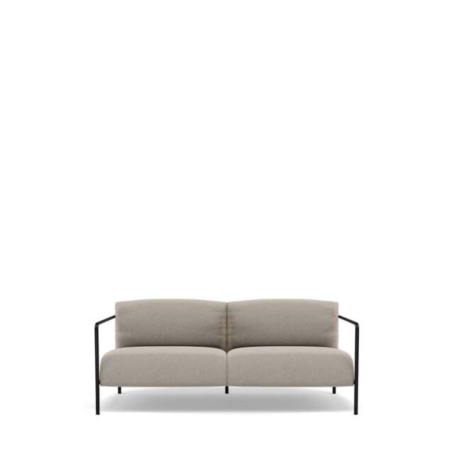 Fold Indoor 2-Seater Sofa - Wool: Dove