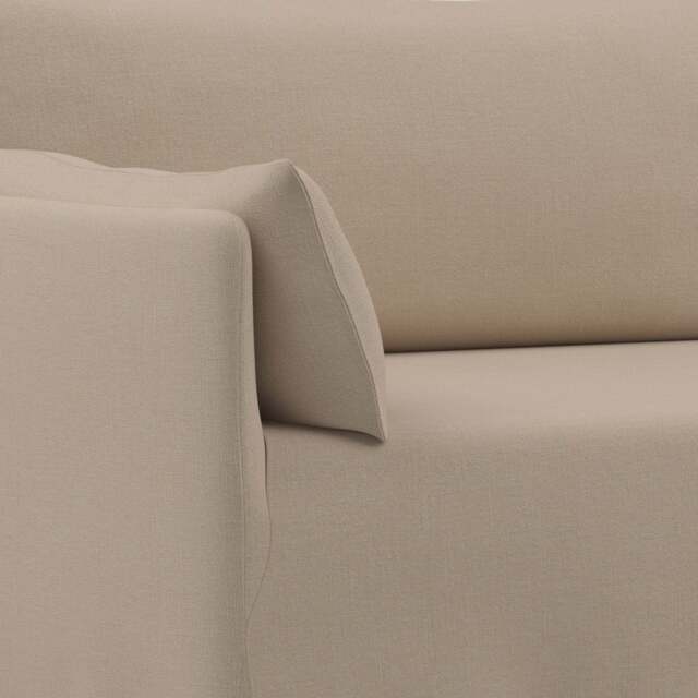 Nicholson Sofa Cover Only 160cm - Stonewash Linen: Parchment - image 1
