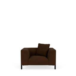Sloan Armchair - Kairos Leather: Chocolate Forest
