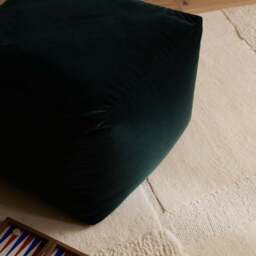 Otto Pouffe Duro Velvet Emerald - thumbnail 3