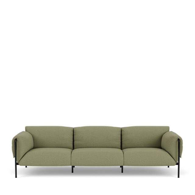 Fold Outdoor 3-Seater Sofa With Arms - Dolce: Fern
