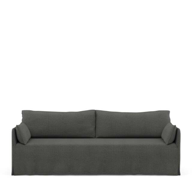 Nicholson Loose Cover Sofa 240cm - Linen: Iron