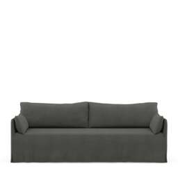 Nicholson Loose Cover Sofa 240cm - Linen: Iron