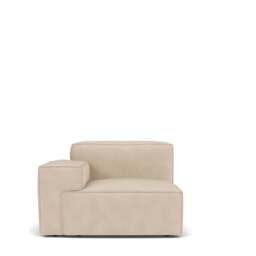 Livello Left Hand Arm Module - Giada Textured Chenille: Almond