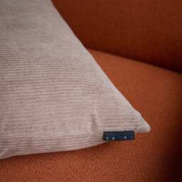 Miller Corduroy Velvet Cushion Cover Mink 59 x 59cm - thumbnail 4
