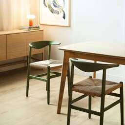 Delta Dining Chair Green & Papercord - thumbnail 2