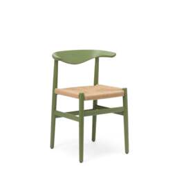 Delta Dining Chair Green & Papercord - thumbnail 6
