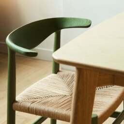 Delta Dining Chair Green & Papercord - thumbnail 5