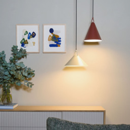 Nola Pendant Brick Red 22cm - thumbnail 2