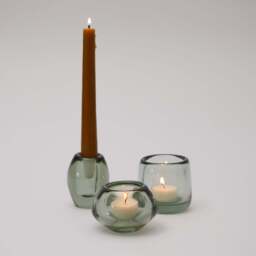 Recycled Glass Tea Light Holder - thumbnail 4