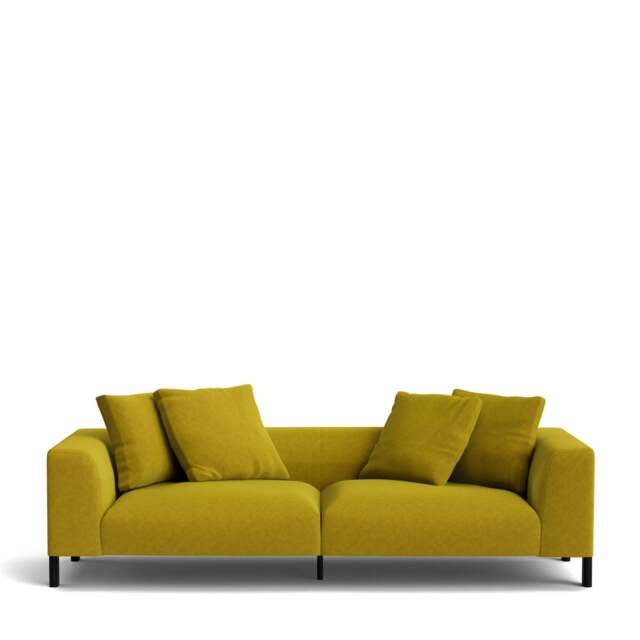 Sloan 4-Seater Sofa - Lario Duro Velvet: Olive