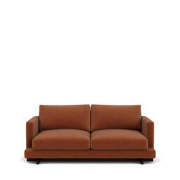 Harper 3-Seater Sofa - Lario Duro Velvet: Brick