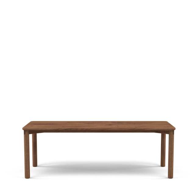 Gather Dining Table Rectangular Walnut - Walnut - Oil / 220 x 100cm / Unfilled