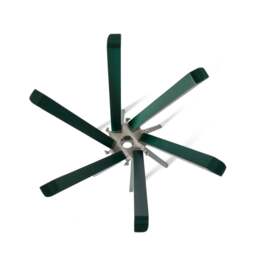 Pirouette Coat Stand Forest Green Stained Ash - thumbnail 6