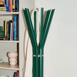 Pirouette Coat Stand Forest Green Stained Ash - thumbnail 3