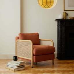 Tamilla Armchair Oak & Dahlia - thumbnail 2