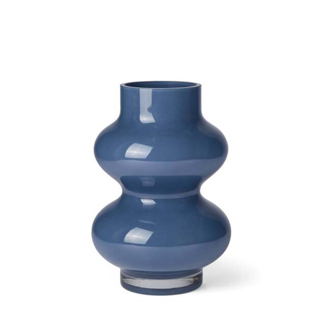 Form Glass Vase Navy 25cm - image 1