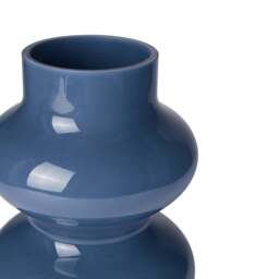 Form Glass Vase Navy 25cm - thumbnail 3