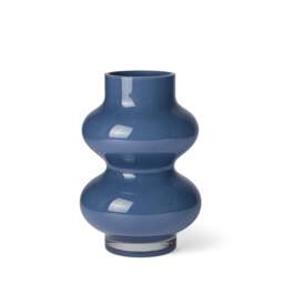Form Glass Vase Navy 25cm - thumbnail 1