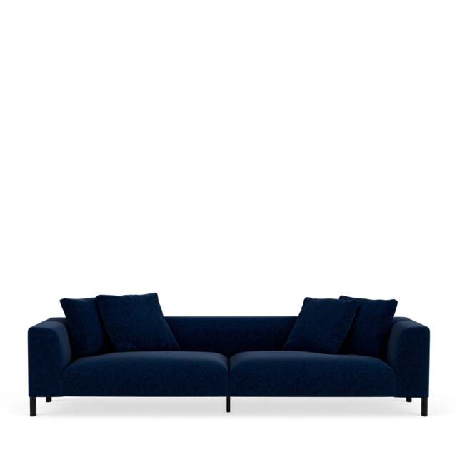 Sloan 5-Seater Sofa - Lario Duro Velvet: Cobalt