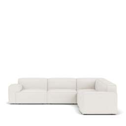 Livello Corner Sofa 304cm - Giada Textured Chenille: Ivory