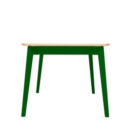 Ninety Extending Dining Table Oak & Signal Green 200-280cm - thumbnail 4