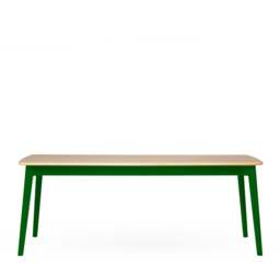 Ninety Extending Dining Table Oak & Signal Green 200-280cm - thumbnail 1