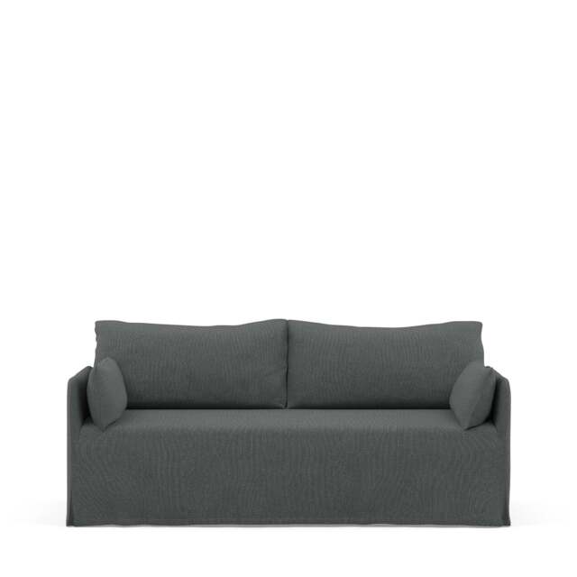 Nicholson Loose Cover Sofa 200cm - Linen: Iron
